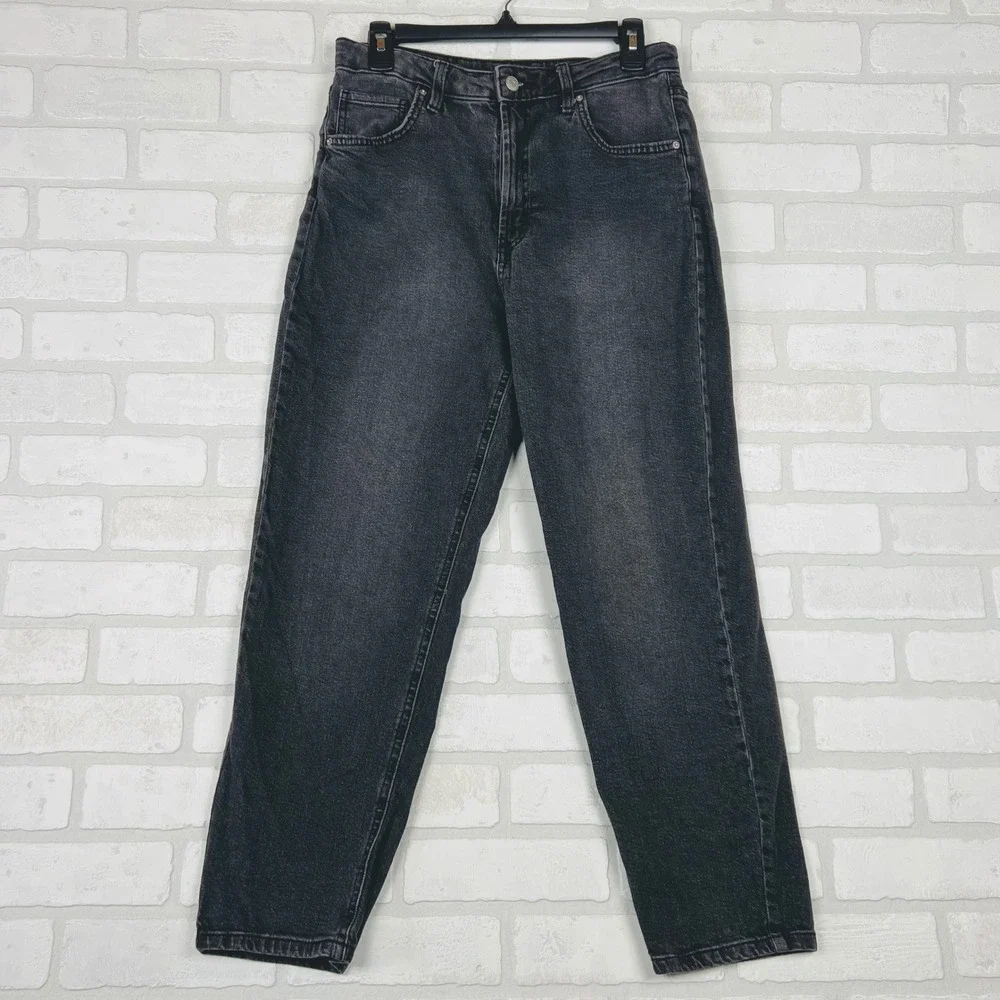 Wild‎ Fable Girls Size 10 (14-16) Black High Rise Mom Jeans